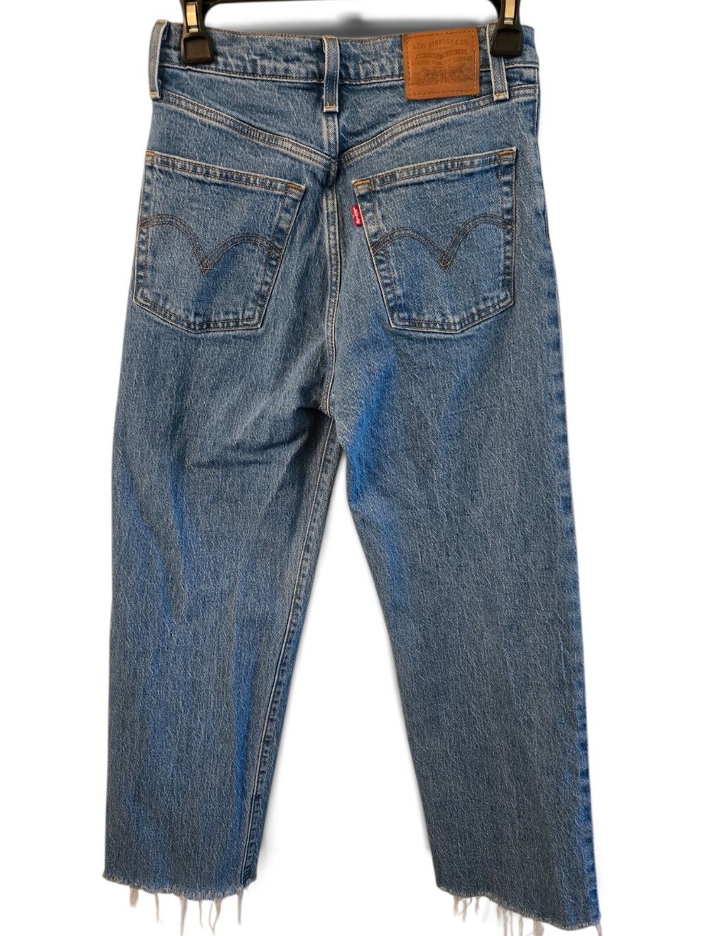 Levis Jeans Straight Leg Ribcage Ankle Length 🎃 RETAIL $110- - Picture 5 of 11